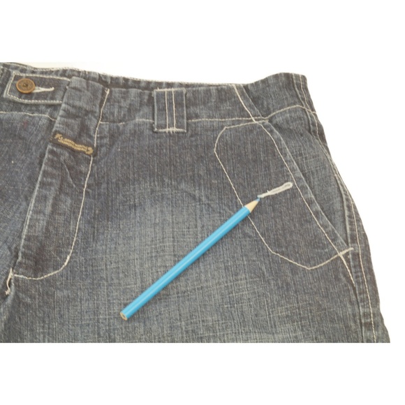 MARITHE FRANCOIS GIRBAUD Jeans SHORTS Vintage Mens - Picture 4 of 6